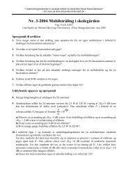 Nr. 3-2004 Mobilstråling i skolegården - Aktuel Naturvidenskab
