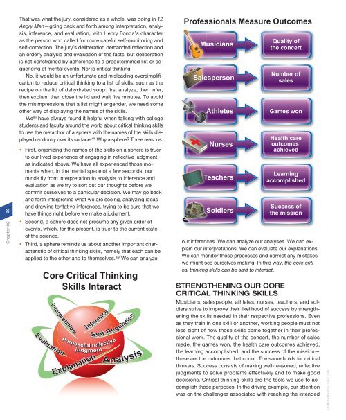 Critical Thinking Disposition Self- Rating Form. - Pearson Learning ...