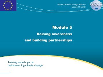 Module 5 - Global Climate Change Alliance