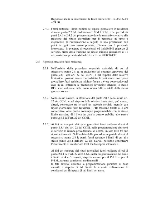 CONTRATTO AZIENDALE DI GRUPPO FS - Fit Cisl