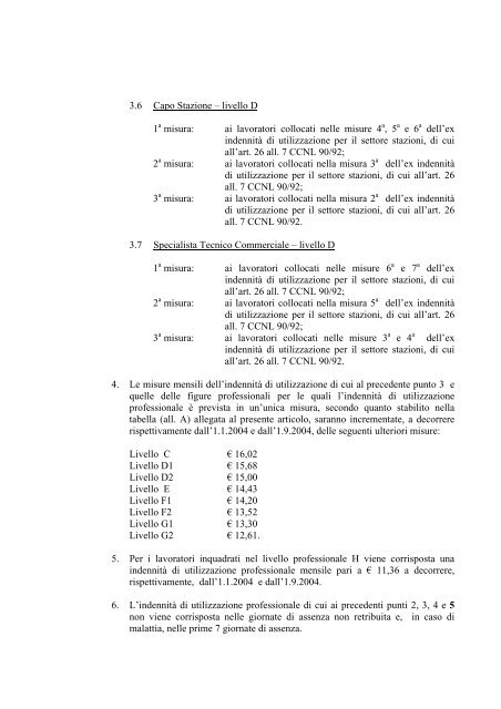 CONTRATTO AZIENDALE DI GRUPPO FS - Fit Cisl