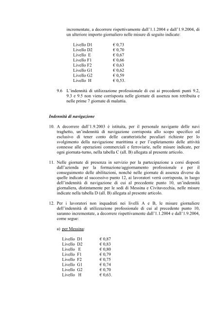 CONTRATTO AZIENDALE DI GRUPPO FS - Fit Cisl