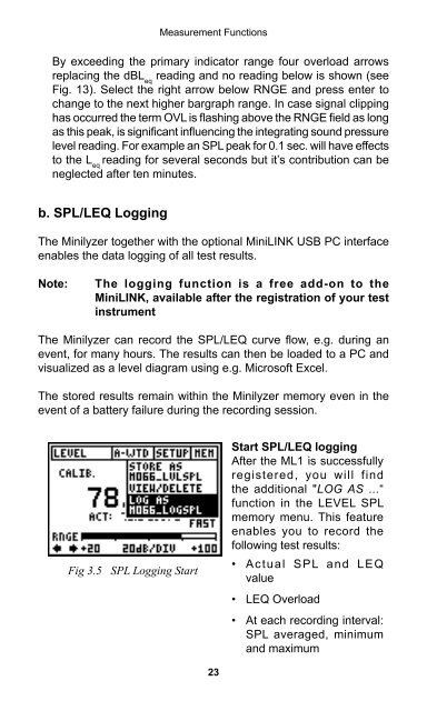 Minilyzer ML1 User Manual - NTi Audio