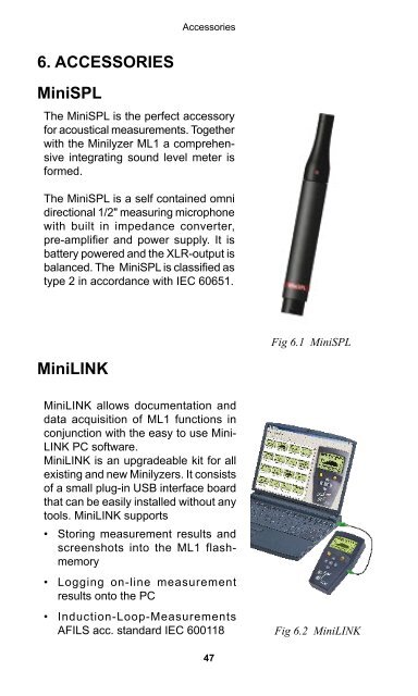 Minilyzer ML1 User Manual - NTi Audio