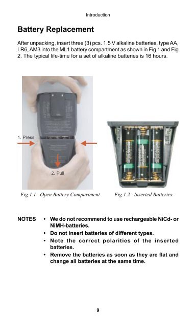 Minilyzer ML1 User Manual - NTi Audio