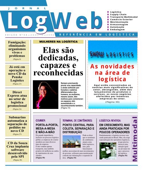 EdiÃ§Ã£o 54 download da revista completa - Logweb