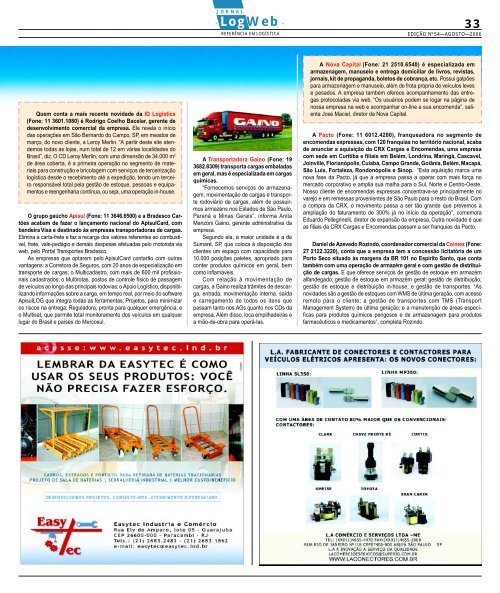 EdiÃ§Ã£o 54 download da revista completa - Logweb