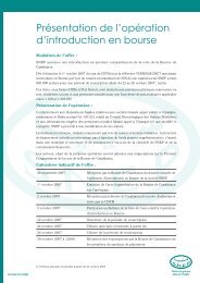 PrÃ©sentation de l'opÃ©ration d'introduction en bourse - YNNA Holding