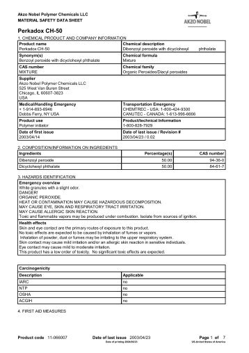 Perkadox CH-50 - msds@NAComposites.com