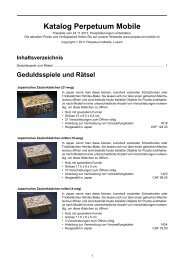 Katalog Perpetuum Mobile - Perpetuum Mobile, Luzern