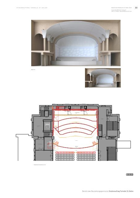 Tonhalle St.Gallen Verbesserung an der Bühne und Akustik