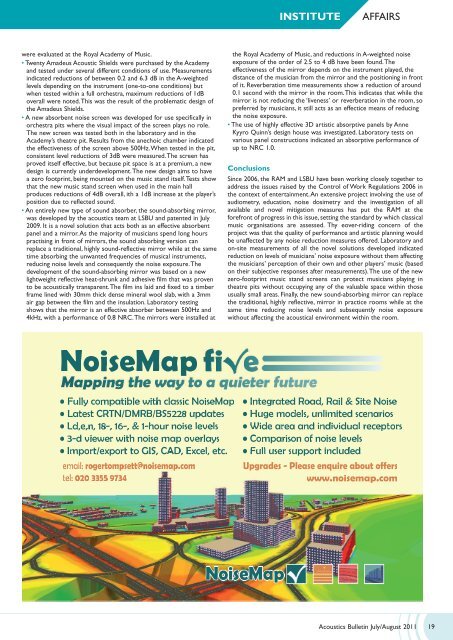 Acoustics Bulletin Jul-Aug 2011 - Institute of Acoustics