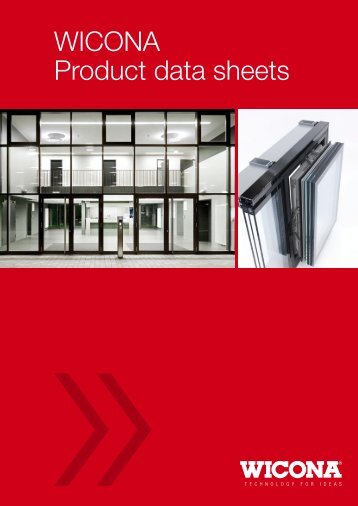 Download product data sheets - Wicona