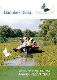 Annual Report 2007 Landscape of the Year Danube delta