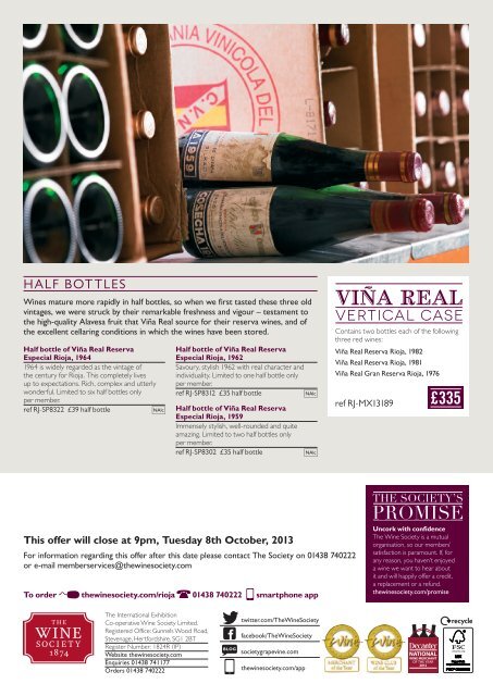 to download the PDF for this offer - The Wine Society