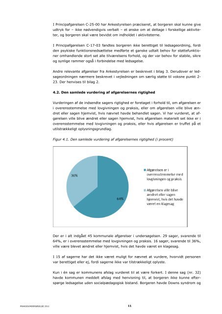 Om kommunernes afslag pÃ¥ ledsageordning efter servicelovens Â§ 97