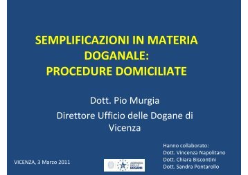 PROCEDURE DI DOMICILIAZIONE - Associazione Industriali della ...