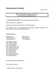 Sitzungsprotokoll vom 30.03.2012 - Ardning