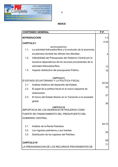 republica del ecuador - Repositorio Digital IAEN - Instituto de Altos ...