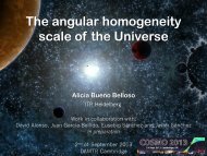 The angular homogeneity scale of the Universe - Centre for ...