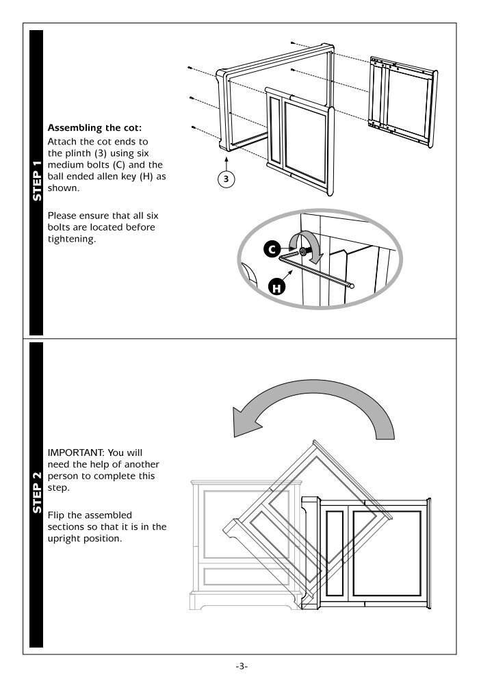 Mamas and papas clearance orchard cot bed instructions