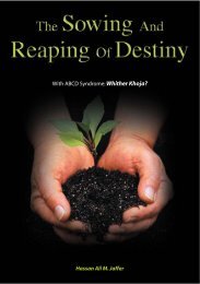 Sowing and Reaping of Destiny 