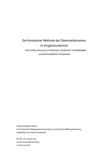 Die Konstanzer Methode der ... - Universität Konstanz