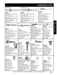 17 Chrysler Clips.indd - S&R Fastener Co., Inc.