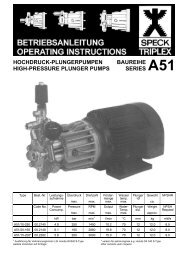 Motorleistung in kW / Motor Performance KWP11/10-100