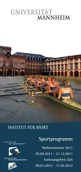 Sportprogramm - Universität Mannheim