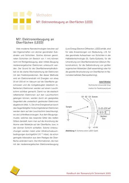 Handbuch der Nanoanalytik Steiermark 2005 - lamp.tugraz.at
