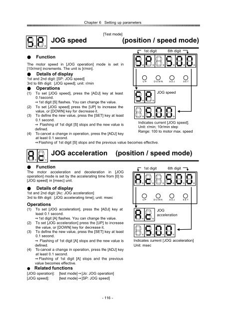 position / speed mode - Harmonic Drive LLC