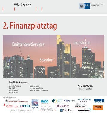 2. Finanzplatztag - WM Datenservice