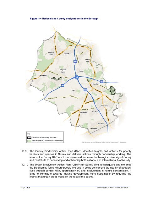 Infrastructure Delivery Plan (Feb 2013) - Runnymede Borough Council