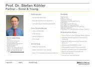 Prof. Dr. Stefan KÃ¶hler Partner â Ernst & Young - Goethe-UniversitÃ¤t