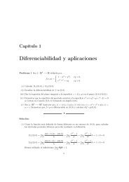 Problemas de diferenciabilidad y geomÃ©tricos