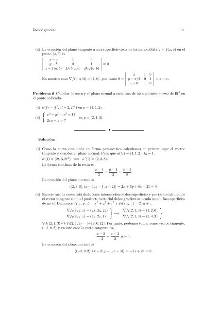 Problemas de diferenciabilidad y geomÃ©tricos