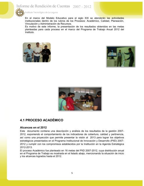 Objetivo Fecha - Instituto TecnÃ³logico de La Laguna - DGEST