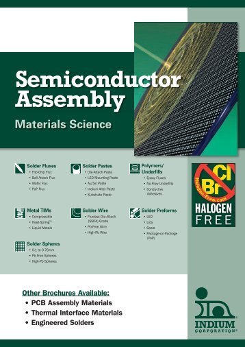 Semiconductor Assembly Materials brochure