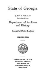 State of Georgia - the Digital Library of Georgia - University System ...