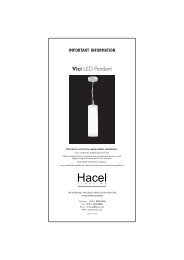 Vici LED Pendant - Hacel Lighting U. K.