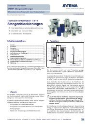 Stangenblockierungen (709 KB) - Aroflex AG