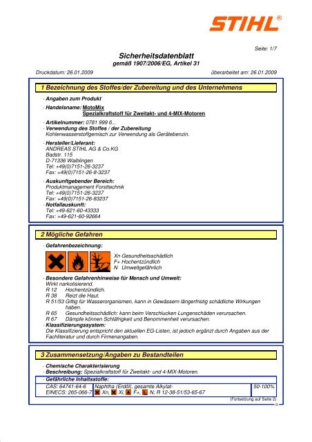 Motomix - STIHL 0781 999