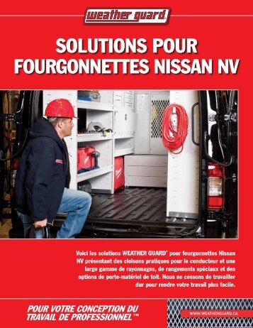 solutions pour fourgonnEttEs nissan nv - Weather Guard