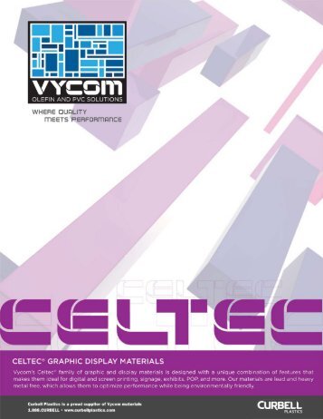 VYCOM CeltecÂ® Expanded PVC - Curbellplastics.com
