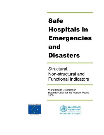 Safe Hospitals in Emergencies and Disasters - WHO Western Pacific ...