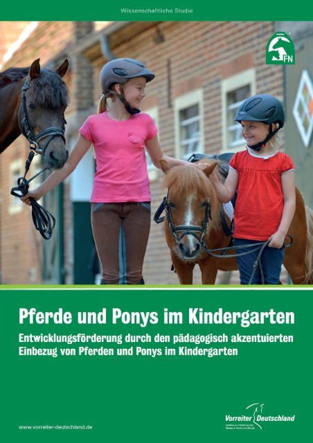 Pferde und Ponys im Kindergarten - Vorreiter Deutschland