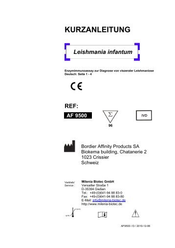 Leishmania infantum - Milenia Biotec GmbH