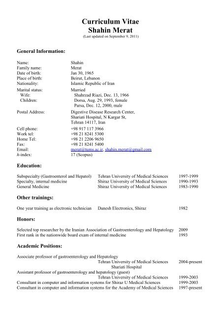 My Cv