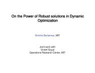 On the Power of Robust solutions in Dynamic Optimization - LNMB